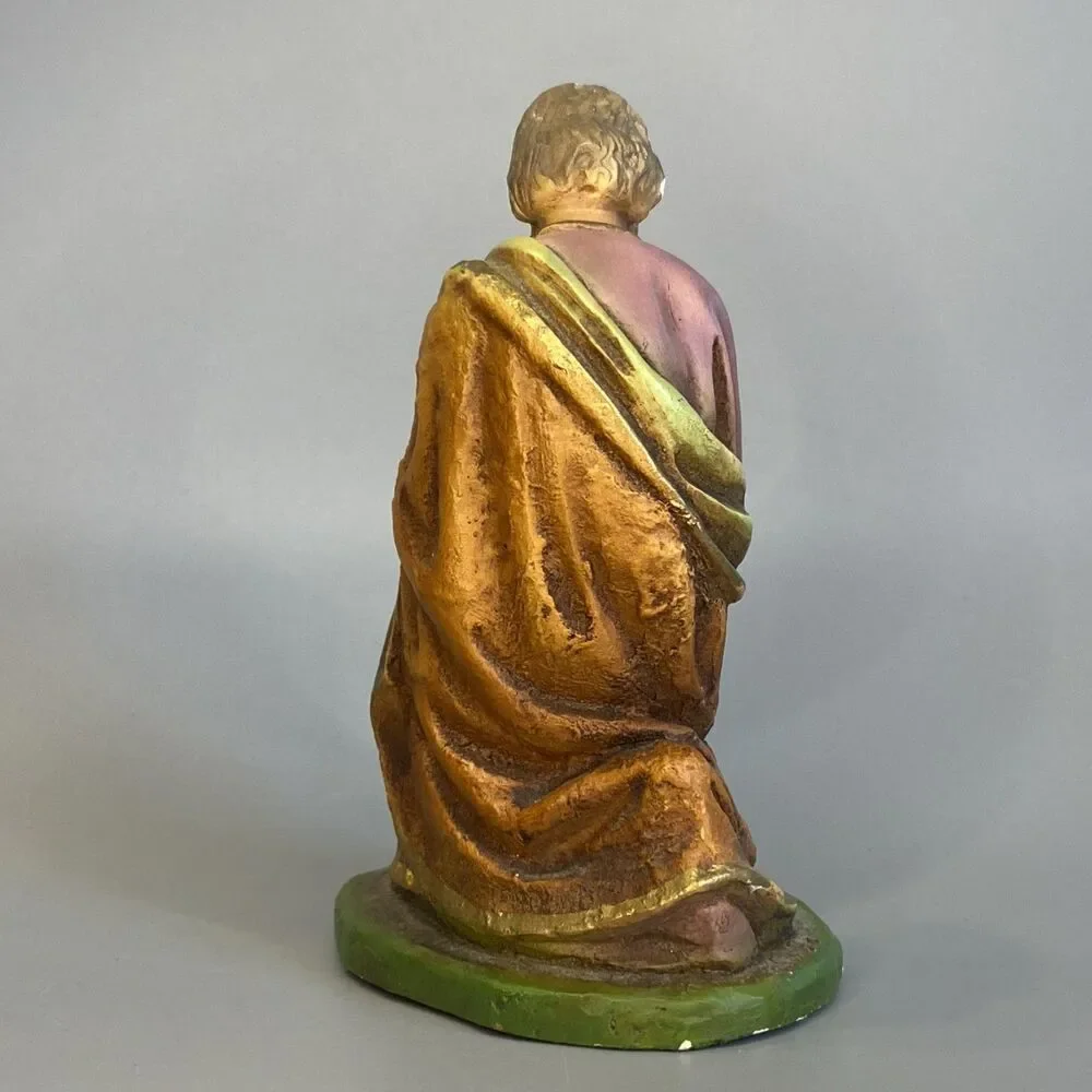 Columbia Statuary Joseph Chalkware Nativity Figure 3.75